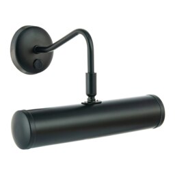 Rackhams Classic Traditional Picture Wall Light Fitting in Matte Black with Switch Button - thumbnail 2
