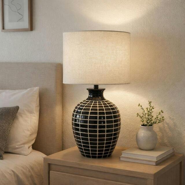 Rackhams Donna Wood Effect Table Lamp - image 1