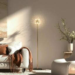 Rackhams 160cm Dandelion-Crystallite Floor Lamp, with Foot Switch - thumbnail 2