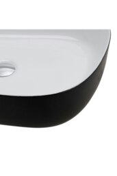 Rackhams Irregular Ceramic Countertop Basin - White - thumbnail 3