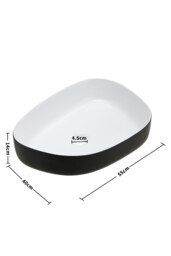 Rackhams Irregular Ceramic Countertop Basin - White - thumbnail 6