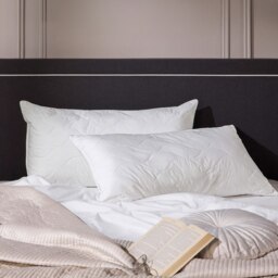 Rackhams Hotel Luxury Cotton Quilted Kingsize Firm Pillow - 1 Pack - thumbnail 2