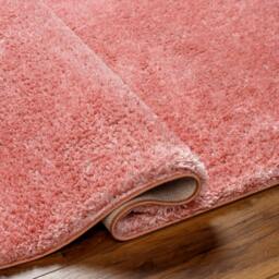 Rackhams Cloudy Shag-Solid Color Pink Plush Soft Pile Rug - 160 x 213 cm - thumbnail 4