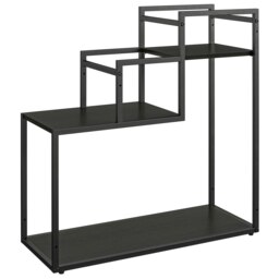 Rackhams Weston Plant Stand with 3 Shelves Espresso - Brown