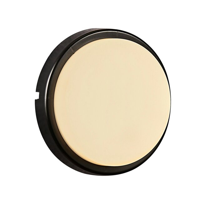 Rackhams Cuba Outdoor Energy Round - Wall light - Black - 1 - image 1