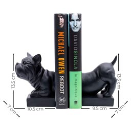 Rackhams Black Sausage Dog Bookends - thumbnail 5