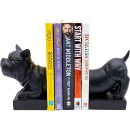 Rackhams Black Sausage Dog Bookends - thumbnail 4