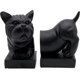 Rackhams Black Sausage Dog Bookends - thumbnail 3