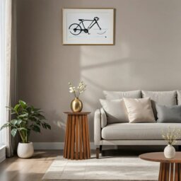 Rackhams Osburn Mango Wood Side Table - 35X35X55cm (LXDXH) - Wood - 1