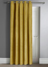 Rackhams Westwood Door Curtain - 117cm x 213cm - Silver - thumbnail 3