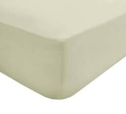 Rackhams Deluxe Fitted Fitted Bedsheet or Pillowcase - Ivory - King (150cm x 200cm) + 25cm Deep - thumbnail 2