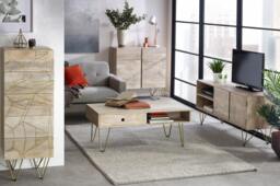 Rackhams Small Sideboard Barbuto Light Mango - Wood - 1 - thumbnail 3