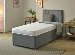 "Rackhams Orthopaedic Reflex Foam Mattress - 4"" Deep, Medium Firm Hypoallergenic - White - 1 - 2ft6 Small Single Mattress (75cm x 190cm)"