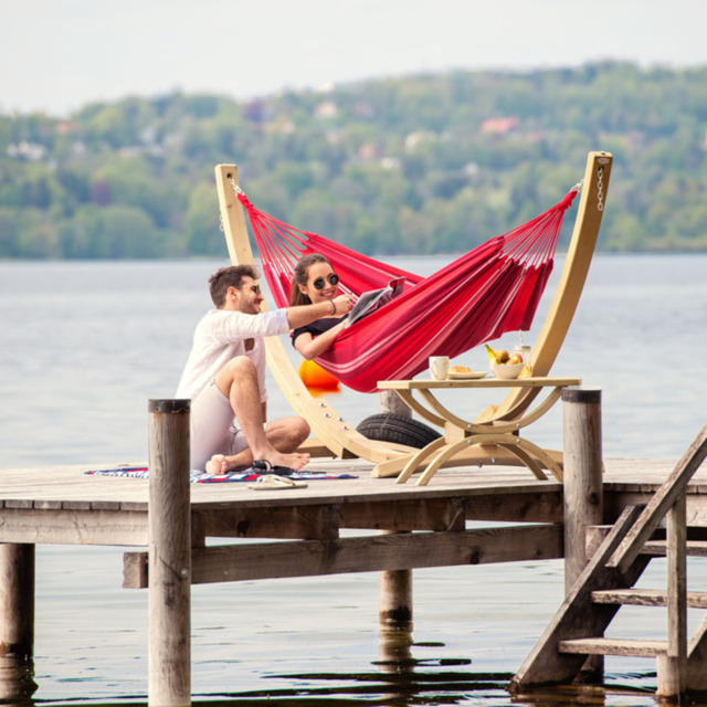 Rackhams Apollo & Marine Hammock Set - Fuego Red - image 1