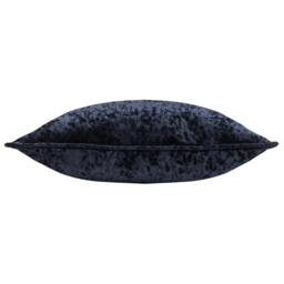 Rackhams Velvet Ripple Cushion Cover - Black - 50cm x 50cm - Black - 100% Polyester - thumbnail 2