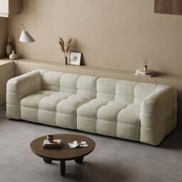 Rackhams Chrissie Marshmallow Two Seater, Three Seater, Four Seater Sofa, Boucle - Two Seater 180cm - thumbnail 4