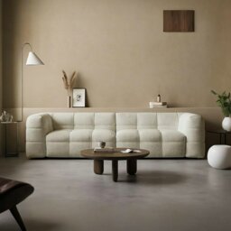 Rackhams Chrissie Marshmallow Two Seater, Three Seater, Four Seater Sofa, Boucle - Two Seater 180cm - thumbnail 1