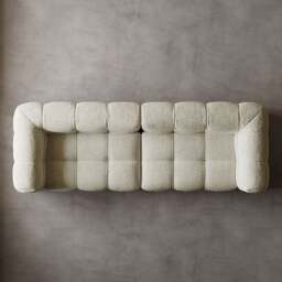 Rackhams Chrissie Marshmallow Two Seater, Three Seater, Four Seater Sofa, Boucle - Two Seater 180cm - thumbnail 3