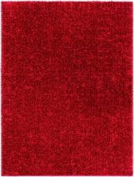 Rackhams Cloudy Shag-Solid Color Red Plush Soft Pile Rug - 160 x 213 cm - thumbnail 2