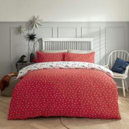 Rackhams Christmas Jumper Dog Puppies Reversible Duvet Set - Multi - King (220cm x 230cm) - thumbnail 4