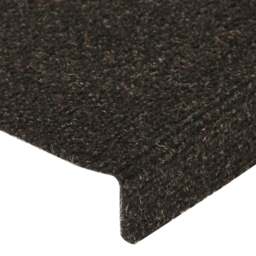 Rackhams Stair Mats 15 pcs Needle Punch 65x21x4 cm Dark Brown - thumbnail 5