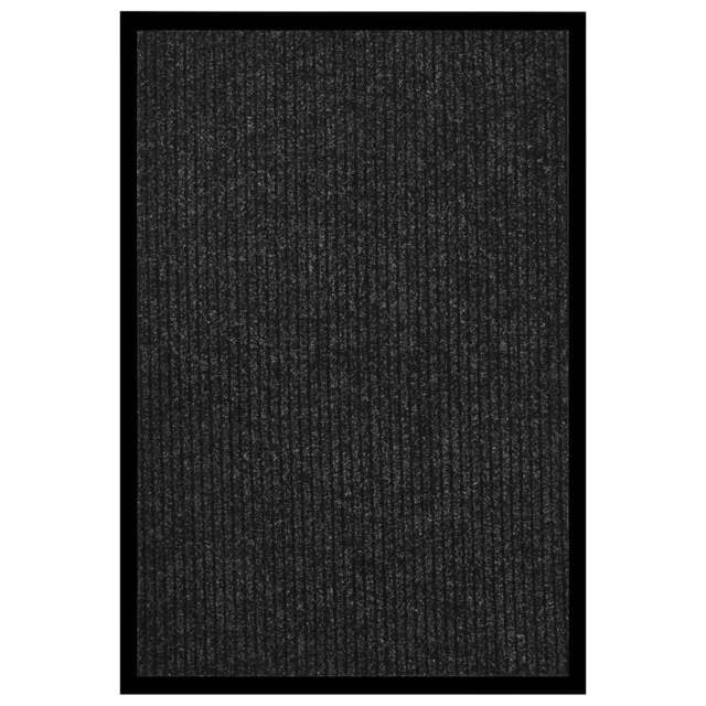 Rackhams Doormat Striped Anthracite 80x120 cm