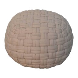 Rackhams Tube Pouffe Cream - thumbnail 3