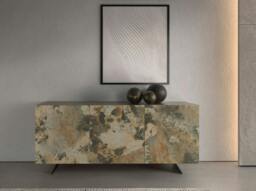 Rackhams Metallic Taupe Wood Sideboard 3270 - thumbnail 3