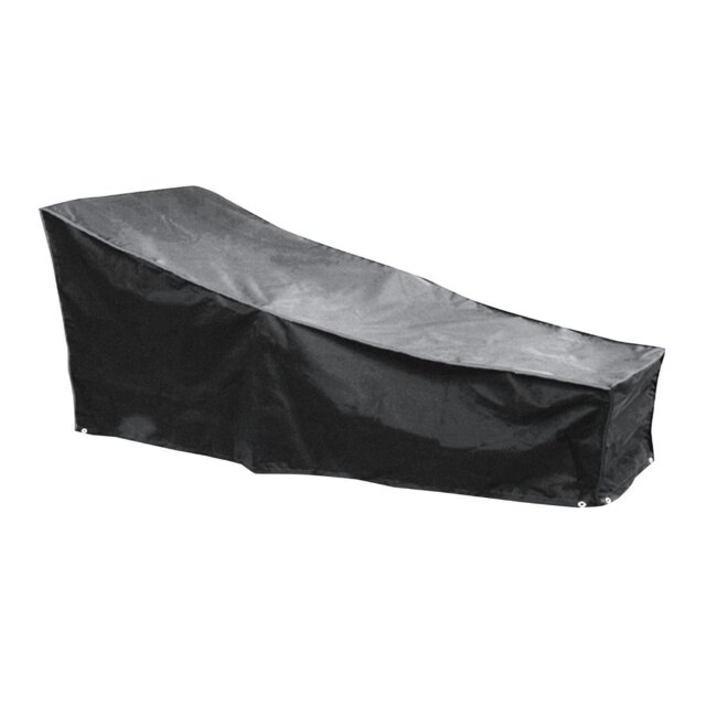 Rackhams Cozy Bay EZBreathe Sun Lounger Cover in Black - Black - Polyester - 1