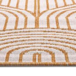 Rackhams Pangli Flatweave Reversible Yellow Rug Indoor-Outdoor - 240X330 cm - thumbnail 5