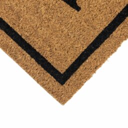 Rackhams Eco-Friendly Latex Backed Coir Entrance Doormat, 40x70cm - Woof - 1 - Brown - thumbnail 3