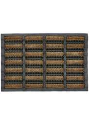 Rackhams Durable Coir Scraper Natural Doormat - 40X60 cm
