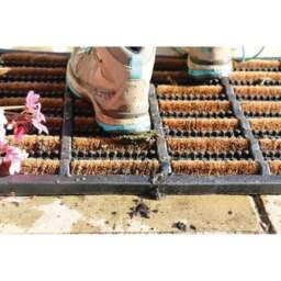 Rackhams Durable Coir Scraper Natural Doormat - 40X60 cm - thumbnail 2
