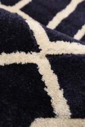 Rackhams Newport Lattice Blue Rug – Geometric - 120X170 cm - thumbnail 2