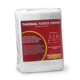 Rackhams Curtain Linings Thermal Fleece Triple Protection - 112cm width x 178cm drop - thumbnail 5