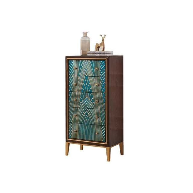 Rackhams Tylor Chests Of Drawers, Slimline - Green - image 1