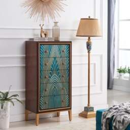 Rackhams Tylor Chests Of Drawers, Slimline - Green - thumbnail 2