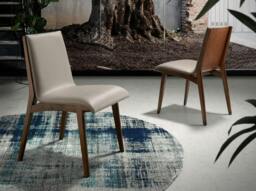 Rackhams Dark Mink Leatherette Chair 4070 - thumbnail 3