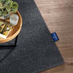 Rackhams Wool Rug Francois Anthracite - 160X130 cm oval - thumbnail 4