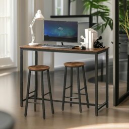 Rackhams Set of 2 Bar Stools 65CM Height - thumbnail 5