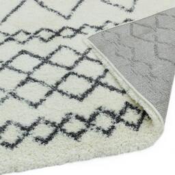 Rackhams Alto AL02 Cream Shaggy Rug - 80x240cm - thumbnail 5