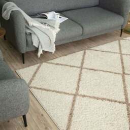Rackhams Moroccan Ivory Shaggy Rug - 530 - 60X110 cm - thumbnail 6