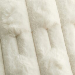 Rackhams So Soft Carved Faux Fur Blanket Throw - Cream - 150 x 200 cm - thumbnail 3