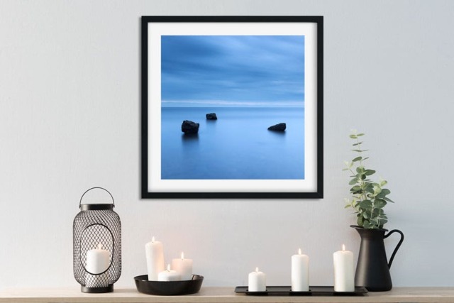Rackhams Three Rocks - Framed Print 20 x 20 inch - image 1