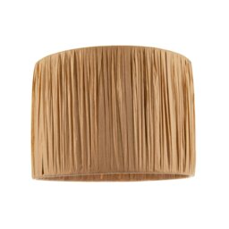 Rackhams Classic and Vintage Brown Folded and Tapered Paper Pendant Lamp Shade - thumbnail 2