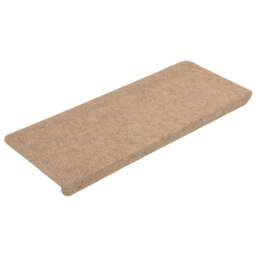 Rackhams Stair Mats Self-adhesive 15 pcs 65x24.5x3.5 cm Beige - thumbnail 3