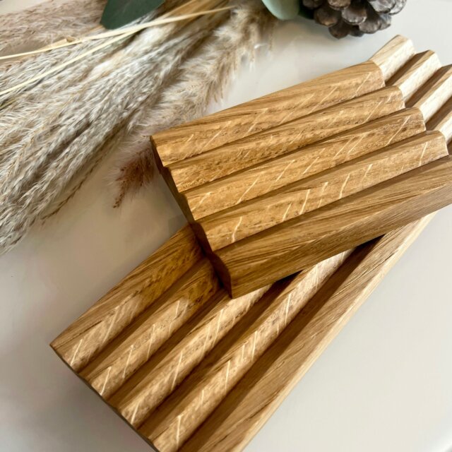 Rackhams Oak Soap Dish - Double - image 1