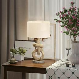 Rackhams Nautical LED Table Lamp with USB Charging Port, Bedside Desk Lamp for Bedroom, Living Room, Home Office - thumbnail 2