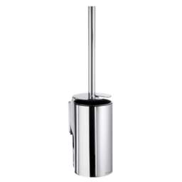 Rackhams Polished Chrome Toilet Brush and Holder - thumbnail 1