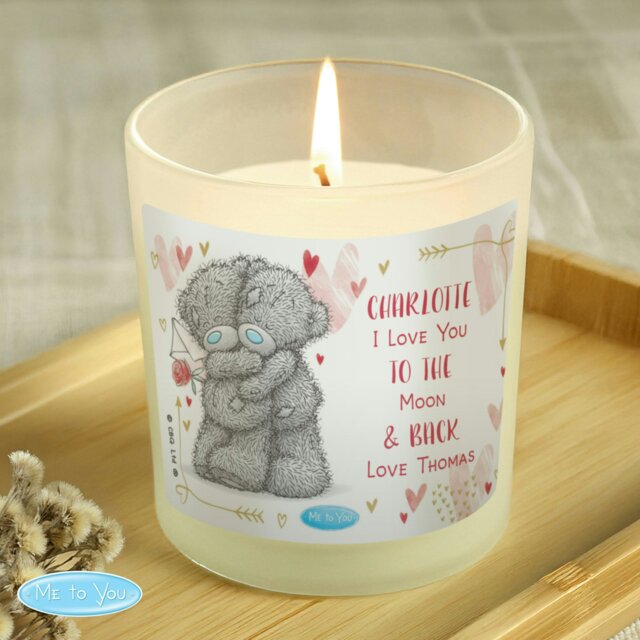 Rackhams Personalised Me To You Love Forever Scented Jar Candle - image 1